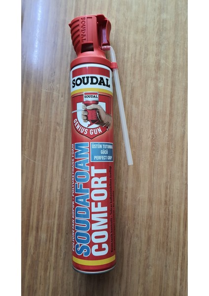 Soudafoam Comfort Üstün Yapıştırma Gücüne Sahip Poliüretan Montaj Köpüğü 750 ml (12 Adet)