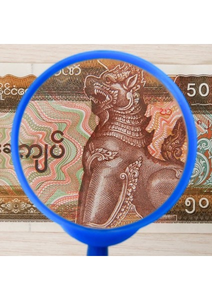 Mavi Stil 7 Renk Plastik Standı Büyüteç Yüksek Dereceli Optik Lens Büyüteç Okuma Plastik Büyüteç Çocuk Için Çok Renkli (Yurt Dışından)