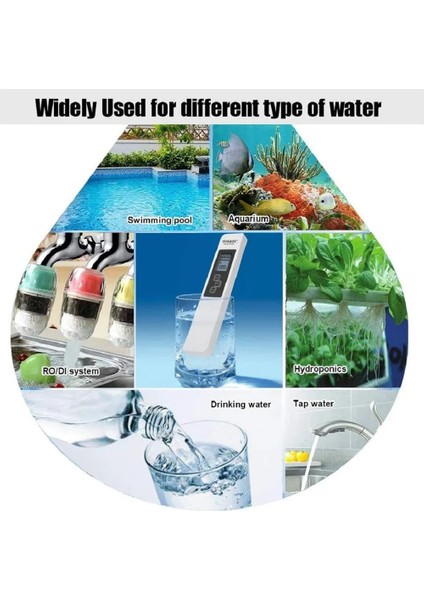 Beyaz Stil 1 Pc Beyaz Dijital Su Si Test Cihazı Tds Ec Metre Aralığı Çok Fonksiyonlu Su Saflığı Sıcaklık Ölçer Temp Ppm Test Cihazı (Yurt Dışından) modelleri