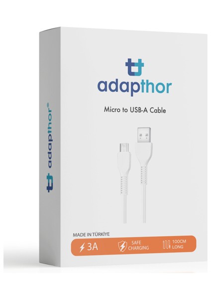 Mıcro To USB 3 Amper ( Küçük Kutulu ) Kablo