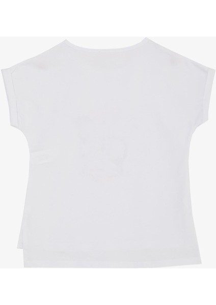 Kız Çocuk Tişört Kelebek Baskılı 10-16 Yaş, Beyaz fiyatları