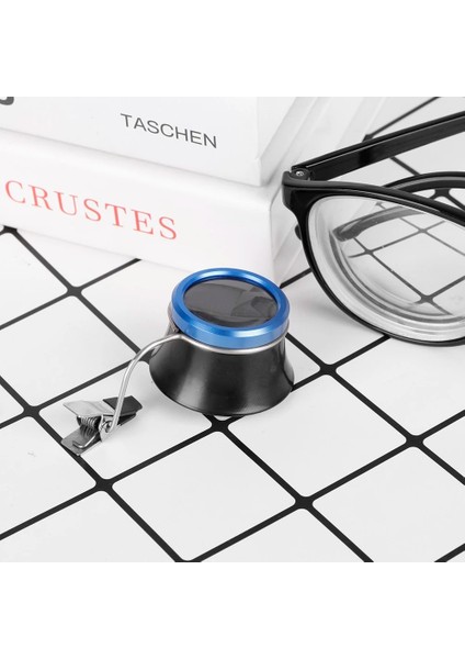 5x Tarzı 5x 10X 20X Klipsli Gözlük Büyüteç Izle Onarım Aracı Loupes Büyüteç Lens Taşınabilir Saatçiler Büyüteç Kuyumcular Araçları (Yurt Dışından) modelleri