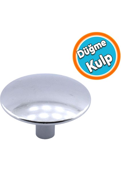 Mobilya Kulp Mutfak Dolabı Çekmece Dolap Kulpları Kapak Kulpu Kulbu Metal Krom Yuvarlak