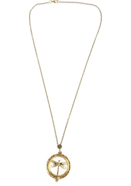No.1 Stili Özel Tasarım Kolye Büyüteç Vintage Zincir Büyüteç Kolye Kolye Büyükanne Metal Antika (Yurt Dışından) fırsatları