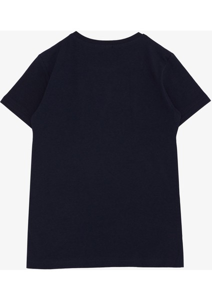 Kız Çocuk Tişört Basic 4-14 Yaş, Lacivert fiyatları