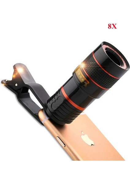 Siyah Stil x Taşınabilir Mini Yüksek Büyütme Monoküler Teleskop Uzun Odak Lens Evrensel Dijital Kamera ve Cep Telefonları Için (Yurt Dışından)