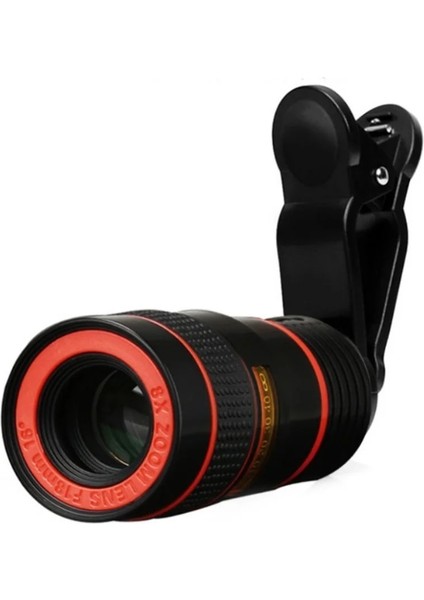Siyah Stil x Taşınabilir Mini Yüksek Büyütme Monoküler Teleskop Uzun Odak Lens Evrensel Dijital Kamera ve Cep Telefonları Için (Yurt Dışından)