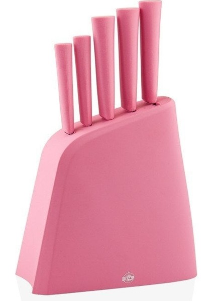 7502 Stark 6 Parça Bıçak Seti Pembe
