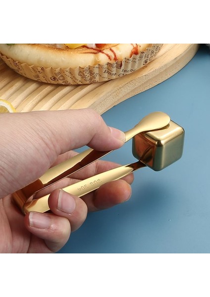 304 Çelik Mini Gold 11 Cm. Buz ve Şeker Maşası CIN624SR fiyatları