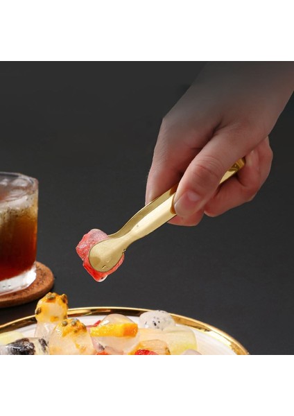 304 Çelik Mini Gold 11 Cm. Buz ve Şeker Maşası CIN624SR fırsatları