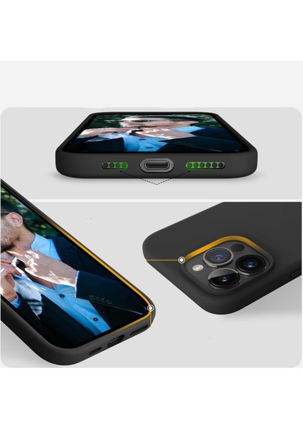 Iphone 15 Pro Uyumlu Içi Kadife Süet Yumuşak Liquid Silikon Lansman Telefon Kılıfı indirimleri