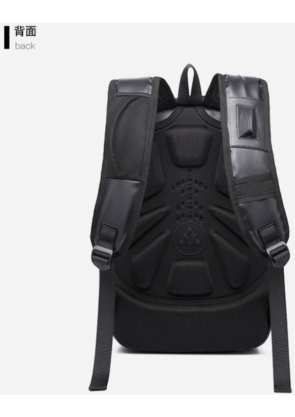 Turuncu Erkek Sırt Çantası Moda Öğrencileri USB Şarj Seyahat Dizüstü Sırt Çantaları Deri Sırt Çantası Okul Çantası Genç Erkek Sırt Çantası Mochilas (Yurt Dışından) indirimleri