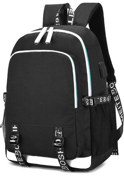 007 Sevimli Savaş Kediler Okul Sırt Çantası Öğrenci USB Şarj Laptop Çantaları Erkek Kız Günlük Seyahat Sırt Çantaları Genç Koleji Mochila (Yurt Dışından) indirimleri