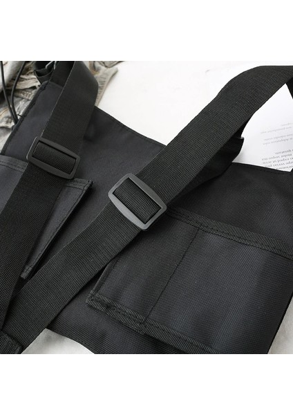 Küçük Boyutlu Pfnw Yeni Trendy Marka Yelek Sırt Çantası Kişiselleştirilmiş Çanta Hip Hop Taktik Çanta Çok Cep Göğüs Punk Tide Chic 12Z4598 (Yurt Dışından) indirimleri