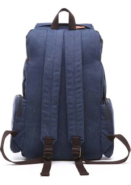 Siyah W27 x D20 x H47CM Kamp Doğa Sporları Çanta Moda Kanvas Tote Çanta Cepler ile Tasarımcı Erkek Askeri Taktik Sırt Çantası (Yurt Dışından) fırsatları