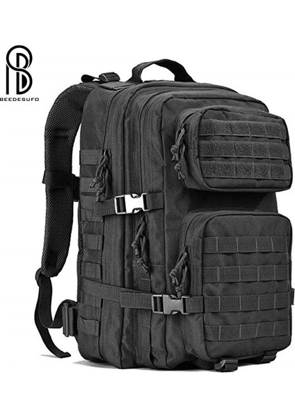 Haki 50L Taktik Sırt Çantası Naylon Askeri Sırt Çantası Molle Ordu Sırt Çantası Su Geçirmez Kamp Avcılık Balıkçılık Trekking Çantaları (Yurt Dışından)
