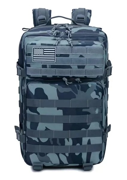 Gösterildiği Gibi (50L) 50L1000D Askeri Taktik Sırt Çantası Mochila Kamp Yürüyüş Sırt Çantası Ordu Molle Su Geçirmez Trekking Balıkçılık Avcılık Sırt Çantası Çanta (Yurt Dışından)
