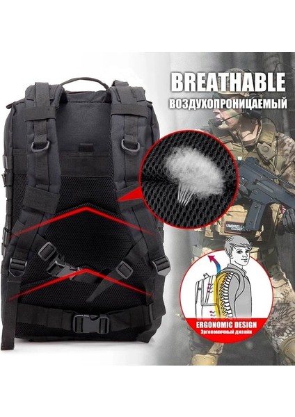 Gösterildiği Gibi (50L) 50L1000D Askeri Taktik Sırt Çantası Mochila Kamp Yürüyüş Sırt Çantası Ordu Molle Su Geçirmez Trekking Balıkçılık Avcılık Sırt Çantası Çanta (Yurt Dışından) indirimleri