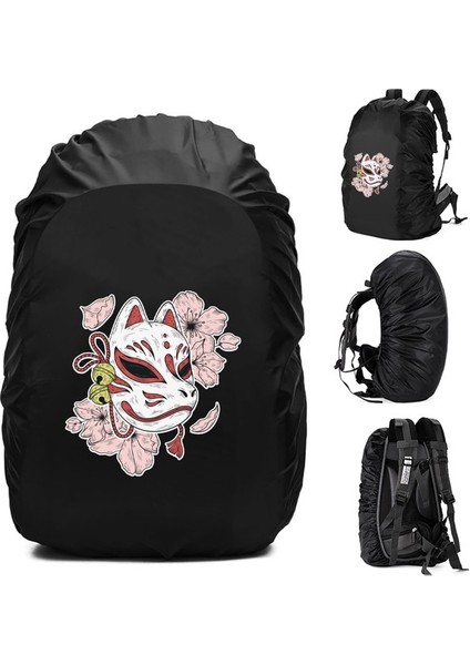 2MASK005 45L Siyah Renkler 20-70L Açık Yağmur Kapak Sırt Çantası Yürüyüş Tırmanma Kamp Moda Yeni Su Geçirmez Çanta Kamuflaj Taktik Toz Yağmurluk (Yurt Dışından)