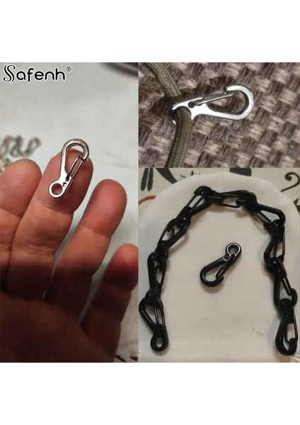 Şerit 10 Adet/grup Mini Karabina Anahtarlık Kamp Aletleri Edc Hayatta Kalma Ekipmanları Yapış Kanca Tırmanma Sf Bahar Sırt Çantası Taktik Dişli (Yurt Dışından) indirimleri