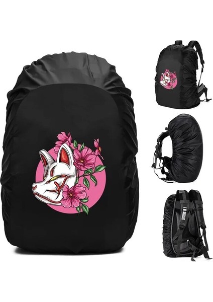 2MASK003 70L Siyah Renkler 20-70L Açık Yağmur Kapak Sırt Çantası Yürüyüş Tırmanma Kamp Moda Yeni Su Geçirmez Çanta Kamuflaj Taktik Toz Yağmurluk (Yurt Dışından)