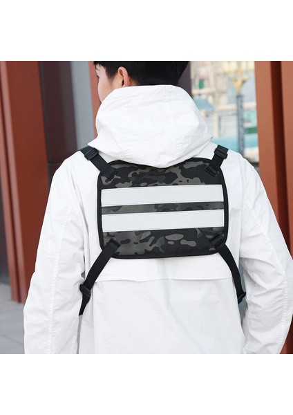 K3 Yüksek Kaliteli Oxford Taktik Yelek Sırt Çantaları 2022 Yeni Çok Fonksiyonlu Yansıtıcı Unisex Göğüs Rig Çanta Hip Hop Streetwe... (Yurt Dışından) fırsatları