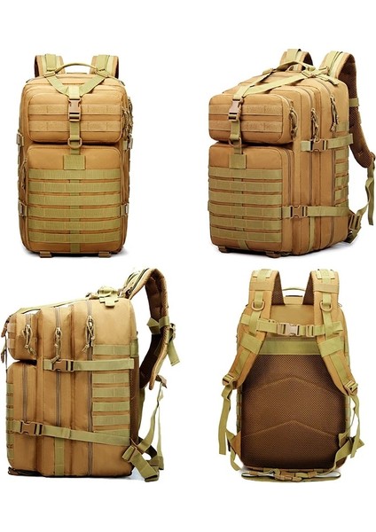 Pythonpattern (50L) Açık Naylon Su Geçirmez Sırt Çantası Kamp Trekking Balıkçılık Av Çantası Askeri Taktik Ordu Tırmanma Moda Sırt Çantaları (Yurt Dışından)