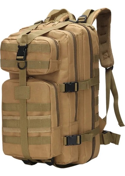 Çöl Dijital Açık Dağcılık Sırt Çantası Spor Ordu Camo Büyük Kapasiteli Sırt Çantası Saldırı Taktik Sırt Çantası 35L Orta 3 P Çanta (Yurt Dışından)