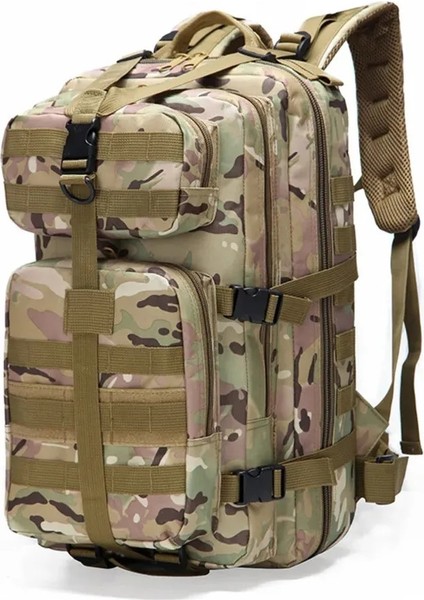 Çöl Dijital Açık Dağcılık Sırt Çantası Spor Ordu Camo Büyük Kapasiteli Sırt Çantası Saldırı Taktik Sırt Çantası 35L Orta 3 P Çanta (Yurt Dışından)