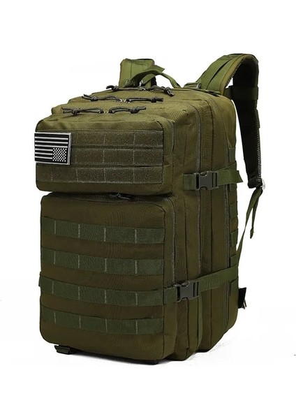 Style1 50L Yeşil 50L/30L Askeri Fan Kamuflaj Sırt Çantası Taktik Üç Seviyeli Çanta Erkek Sırt Çantası Tırmanma Çantası Kadın Yürüyüş Sırt Çantası Naylon Yeni (Yurt Dışından)