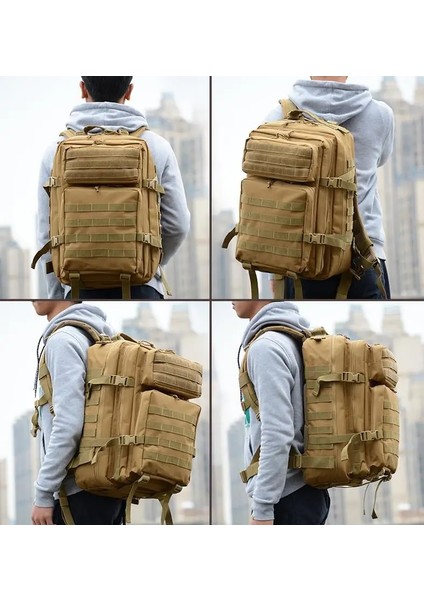 Style1 50L Yeşil 50L/30L Askeri Fan Kamuflaj Sırt Çantası Taktik Üç Seviyeli Çanta Erkek Sırt Çantası Tırmanma Çantası Kadın Yürüyüş Sırt Çantası Naylon Yeni (Yurt Dışından)