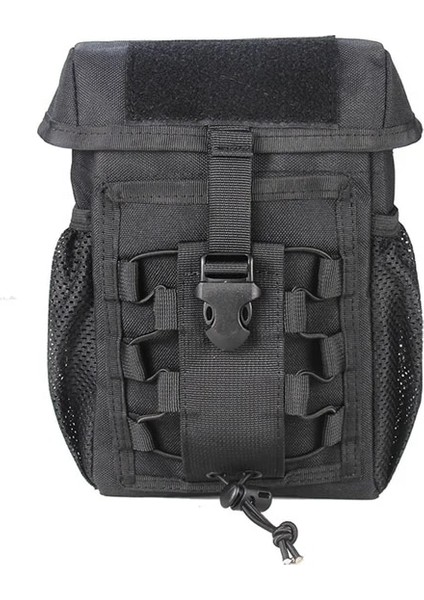 Siyah Su Geçirmez Taktik Bel Çantası Kılıfı Cep Oxford Askeri Taktik Sırt Çantası Bacak Çantası Aracı Kamp Bisiklet Çok Fonksiyonlu Çanta (Yurt Dışından)