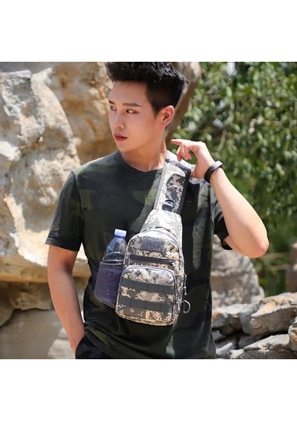 A-Tacs Camo Erkek Sırt Çantası Açık Taktik Göğüs Çantası Erkek Omuz Askılı Çanta Göğüs Paketi Tırmanma Balıkçılık Trekking Seyahat Yürüyüş Çantası (Yurt Dışından) modelleri