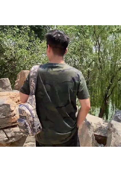 A-Tacs Camo Erkek Sırt Çantası Açık Taktik Göğüs Çantası Erkek Omuz Askılı Çanta Göğüs Paketi Tırmanma Balıkçılık Trekking Seyahat Yürüyüş Çantası (Yurt Dışından) indirimleri