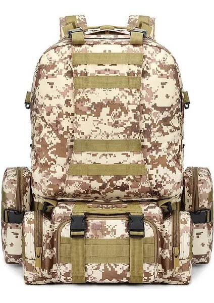 Marpat Çöl Moda Açık Askeri Taktik Kamp Sırt Çantası Büyük Kapasiteli Taşınabilir Balıkçılık Avcılık Çanta Çok Fonksiyonlu Su Geçirmez Çanta (Yurt Dışından)