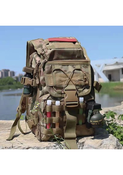 Siyah Camo 40L Askeri Taktik Sırt Çantası Ordu Saldırı Çantası Molle Sistemi Çanta Sırt Çantaları Açık Spor Sırt Çantası Kamp Yürüyüş Sırt Çantaları (Yurt Dışından) fiyatları