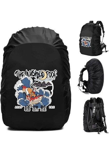 2MASK008 70L Siyah Renkler 20-70L Açık Yağmur Kapak Sırt Çantası Yürüyüş Tırmanma Kamp Moda Yeni Su Geçirmez Çanta Kamuflaj Taktik Toz Yağmurluk (Yurt Dışından)