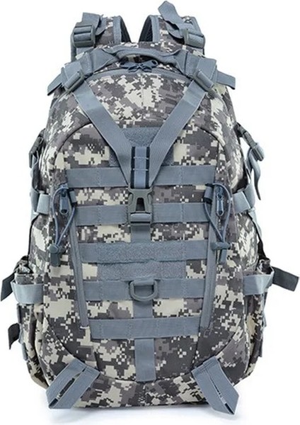 Acu 40 Litre Askeri Taktik Sırt Çantası Erkekler Açık Spor Seyahat Sırt Çantası Ordu Molle Avcılık Yürüyüş Sırt Çantası Reflektör Silindir Çanta (Yurt Dışından)