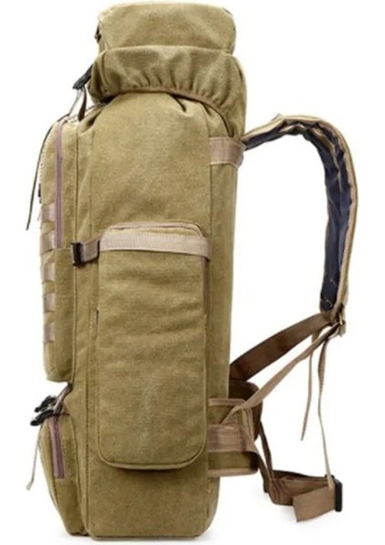Siyah 50L Taktik Su Geçirmez Molle Sırt Çantası Askeri Ordu Yürüyüş Kamp Sırt Çantası Seyahat Sırt Çantası Açık Spor Tırmanma Çantası (Yurt Dışından) modelleri