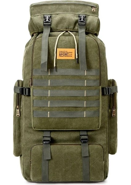 Siyah 50L Taktik Su Geçirmez Molle Sırt Çantası Askeri Ordu Yürüyüş Kamp Sırt Çantası Seyahat Sırt Çantası Açık Spor Tırmanma Çantası (Yurt Dışından) indirimleri