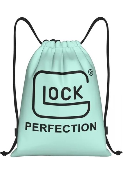CLSND-A-8305 Taktik Glock Atıcılık Spor Ipli Sırt Çantası Kadın Erkek Spor Salonu Spor Sackpack Katlanabilir Alışveriş Çantası Çuval (Yurt Dışından)