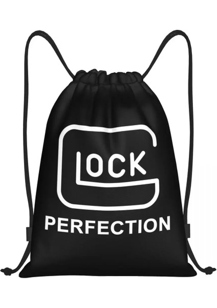CLSND-A-8305 Taktik Glock Atıcılık Spor Ipli Sırt Çantası Kadın Erkek Spor Salonu Spor Sackpack Katlanabilir Alışveriş Çantası Çuval (Yurt Dışından)