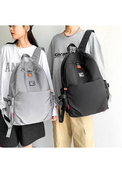 Bej 30X45X13 cm Trend Marka Yüksek Kaliteli Tasarımcı Çanta Serin Kadın Bej Sırt Çantası Büyük Kapasiteli Seyahat Sırt Çantaları Erkek Taktik Kentsel Adam Sırt Çantası (Yurt Dışından) fırsatları