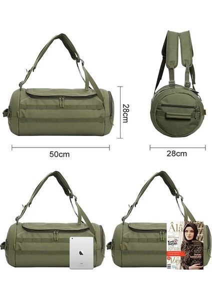 Gri Kamuflaj 50CMX28CMX28CM Erkek Spor Çanta Seyahat Bagaj Çantası Doğa Sporları Taktikleri Askeri Kamuflaj Seyahat Omuz Çantası Büyük Spor Askeri Çanta (Yurt Dışından) indirimleri