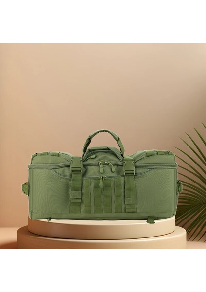 Haki 32 x 21 x 60 Cfun Ya Moda Trendi Lüks Tırmanma Çantası Taktik Sırt Çantası Erkek Kadın Çanta Büyük 60L Seyahat Kamp Sırt Çantası Spor Sırt Çantası (Yurt Dışından) indirimleri
