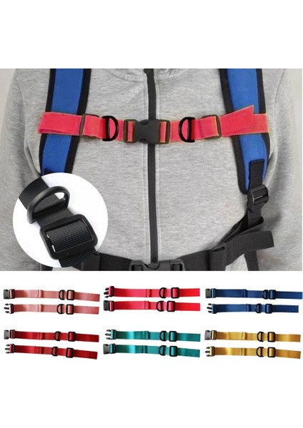 Mavi 1 Adet Göğüs Kemeri Kayışı Sternum Dokuma Çift Ayarlanabilir Serbest Bırakma Toka D Halka Açık Taktik Molle Sırt Çantası Kamp Çantası 25MM (Yurt Dışından) fiyatları