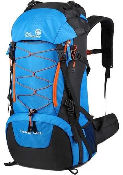Mavi 33 x 20 x 72 Cfun Ya Moda Trendi Lüks Erkekler Kadınlar Için Tırmanma Sırt Çantası Büyük 80L Açık Yürüyüş Spor Sırt Çantası Seyahat Taktik Sırt Çantası (Yurt Dışından)