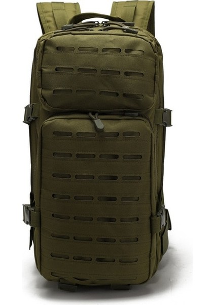 Ordu Yeşil Chikage Hafif Doğa Sporları Sırt Çantası Büyük Kapasiteli Erkek Seyahat Işe Gidiş Sırt Çantası Çok Fonksiyonlu Taktik Sırt Çantası (Yurt Dışından)