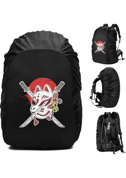 2MASK006 45L Siyah Renkler 20-70L Açık Yağmur Kapak Sırt Çantası Yürüyüş Tırmanma Kamp Moda Yeni Su Geçirmez Çanta Kamuflaj Taktik Toz Yağmurluk (Yurt Dışından)