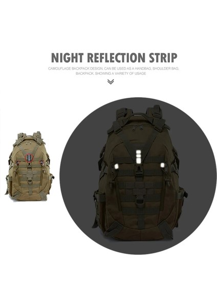 Çöl Dijital 40 Litre Askeri Taktik Sırt Çantası Erkekler Açık Spor Seyahat Sırt Çantası Ordu Molle Avcılık Yürüyüş Sırt Çantası Reflektör Duffle Çanta (Yurt Dışından) modelleri